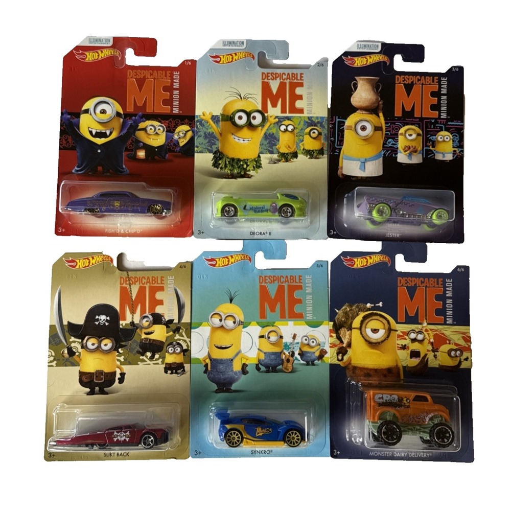 Hot Wheels 2017‎  Despicable Me Complete Set Factory Sealed